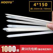 Nylon 66 cable tie large long strong cable strap with plastic fixed HY4x150mm buckle 1000 bag White