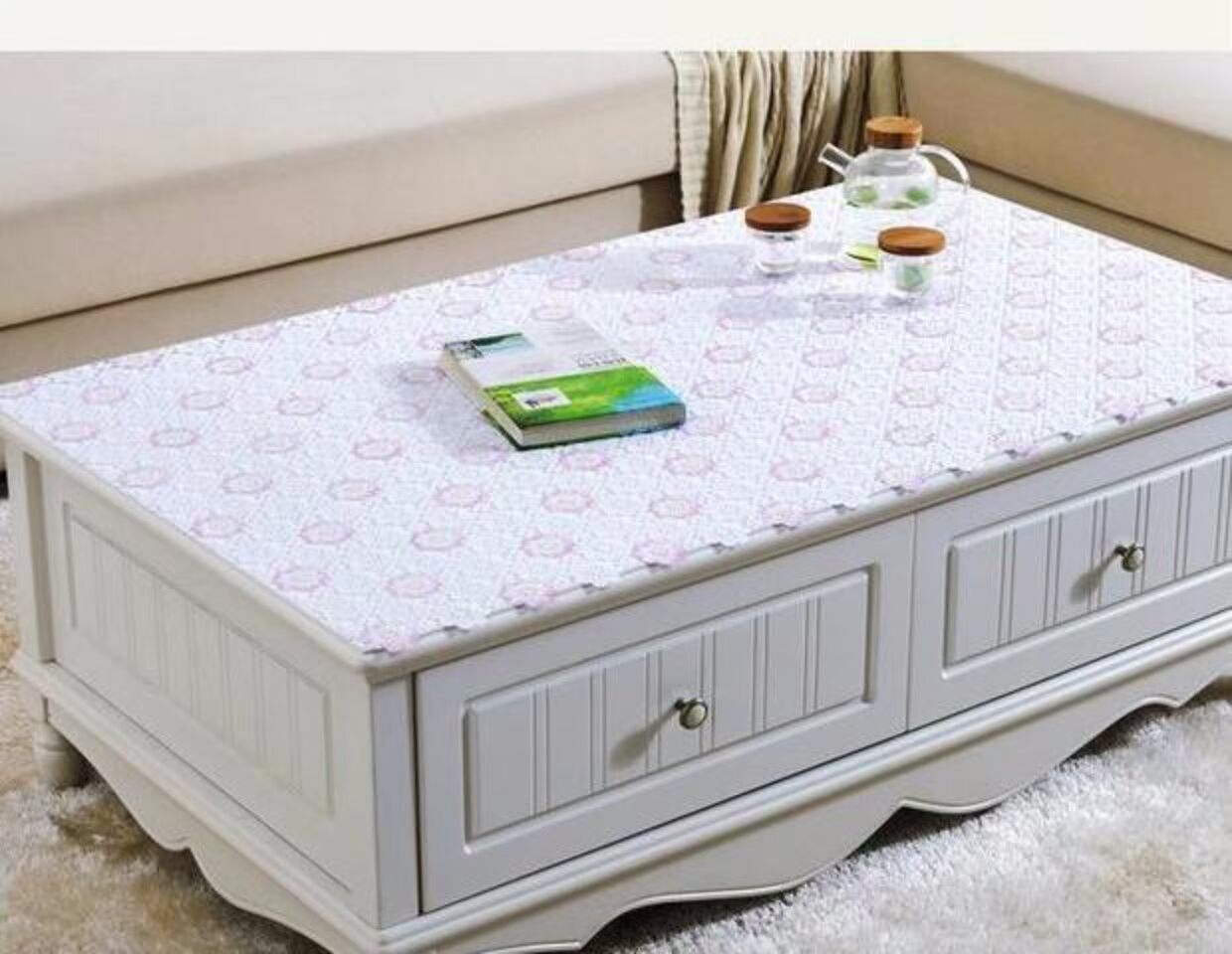 Mục vụ khăn trải bàn cà phê mat mat PVC khăn trải bàn khăn trải bàn đầu giường bìa vải bàn mat vải bàn cà phê vải khăn napkin