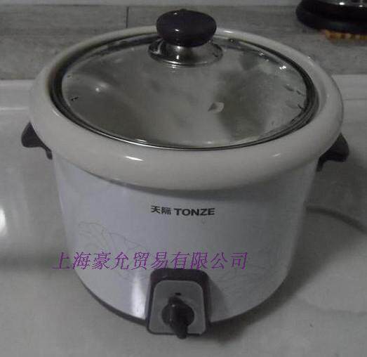 Tonze skyline DDG-W320N skyline ceramic electric saucepan liner 2L cooking porridge and soup pot BB saucepan