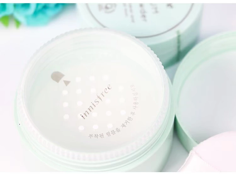 SayiShop innisfree Hyatt phong cách khoáng chất bạc hà lỏng bột chống thấm dầu kiểm soát phấn trang điểm bột phấn phủ kiềm dầu maybelline