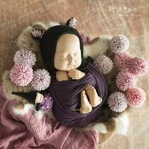 Cute pompom dandelion leafless small flower arrangement simulation childrens photography tender cute color baby photo girly sweet