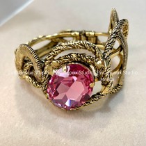 Big-name designer 24k gold-plated twist braided bracelet 1380 deposit 1000 non-refundable and non-exchangeable