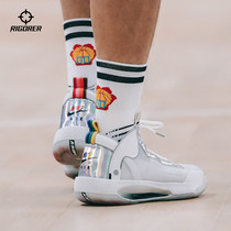 (Guangdong League) Actual Combat Basketball Socks High Cylinder Socks for men and women Sports socks breathable and sweat-absorbing long cylinder socks