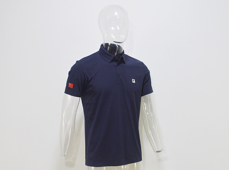 Fila Fila Summer 2021 sponsored Chinese national team three-color breathable quick-dry men's short sleeve polo shirt