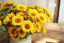 Yangfang high simulation sunflower bouquet living room decoration props sunflowers fake flower art home decoration restaurant display