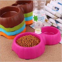 Pet supplies Dog drinking water Dog food bowl Automatic water feeding Teddy bowl Non-slip double bowl Dog bowl Cat bowl