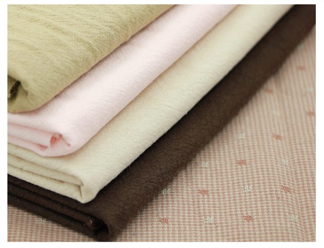 Vải nhuộm Nhật Bản đầu tiên được giặt bằng tay DIY DIY kẹo cơ bản đồng bằng kapok vải màu rắn 18 màu vải cotton mịn