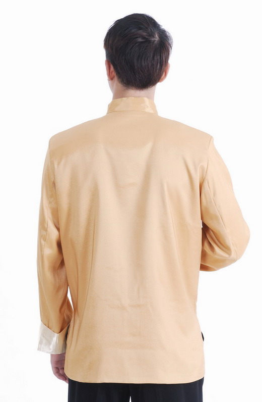 Trang phục nam giới Hội nghị APEC Tang phù hợp với Nam giới Lãnh đạo quốc gia Dress Satin Vải thêu Dalong M0032 quần áo nam
