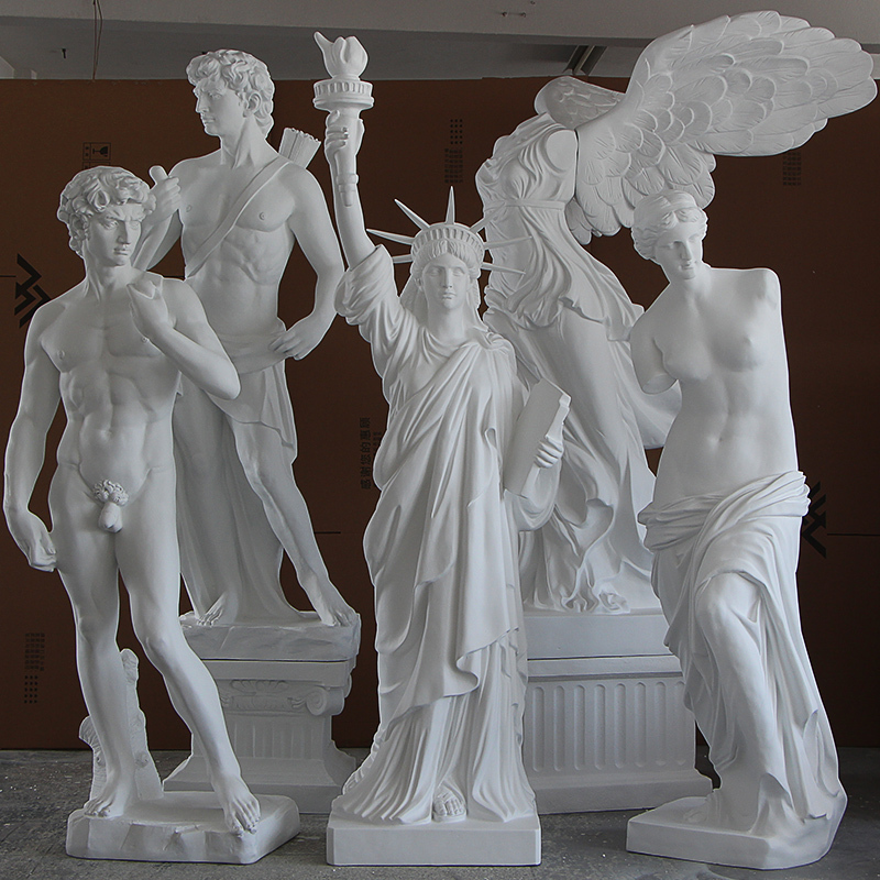 Statue of Liberty, Cake Thrower, Thinker, David, Venus, Art Sculpture, Plaster Statue, World Famous Works