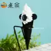 New custom simulation small Oreo ice cream black crispy tube ice cream model cafe fake dish sample