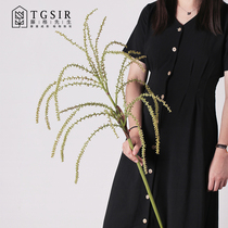 Tingliu Emulation Green Planting Living-room TV Cabinet High Branches Fake Flower Decorations Fresh simple about floral material Soft fashion Figurines