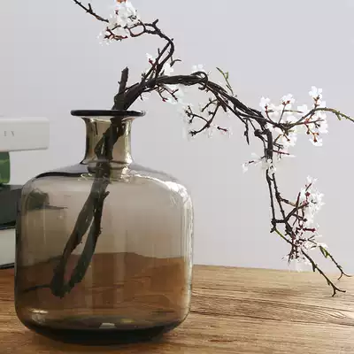 American country French White simulation bouquet living room flower arrangement simple silk flower cherry blossom plum blossom dry flower branch flower