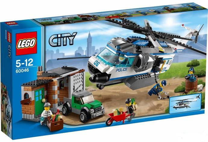 Lego 60046 City Series Police Patrol Helicopter 2014 Model Children's Intelligent Building Set Lego 60046 City Series Police Patrol Helicopter 2014 Model Children's Intelligent Building Set