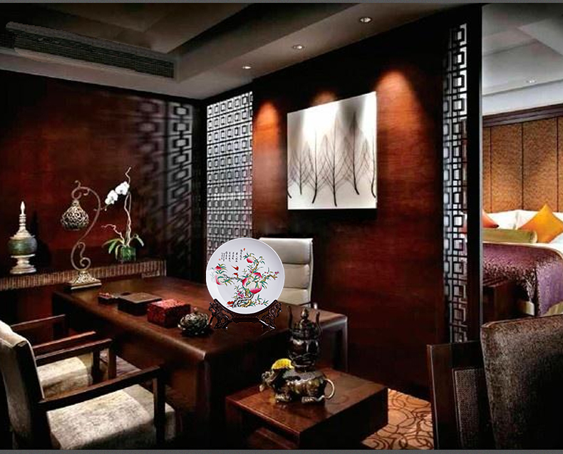 Jingdezhen gốm rượu tủ trang trí đồ trang trí nhà phụ kiện phòng khách nhỏ đồ trang trí văn phòng thủ công đồ nội thất cách decor phòng ngủ