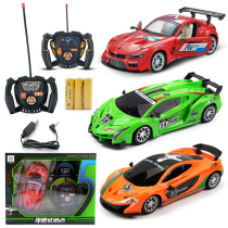 Childrens remote control car boy electric toy car simulation 4-way 5-way remote control racing car model remote control sports car open the door