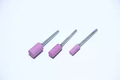 Red corundum grinding wheel electric grinding head 3MM electric grinding accessories consumables cylindrical bullet head jade metal abrasive polishing