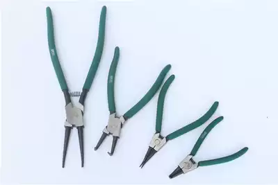 Jiale Reed pliers 6-inch 7-inch 9-inch 13-inch plastic handle straight-mouth curved mouth hole internal card external card C- shaped buckle ring pliers