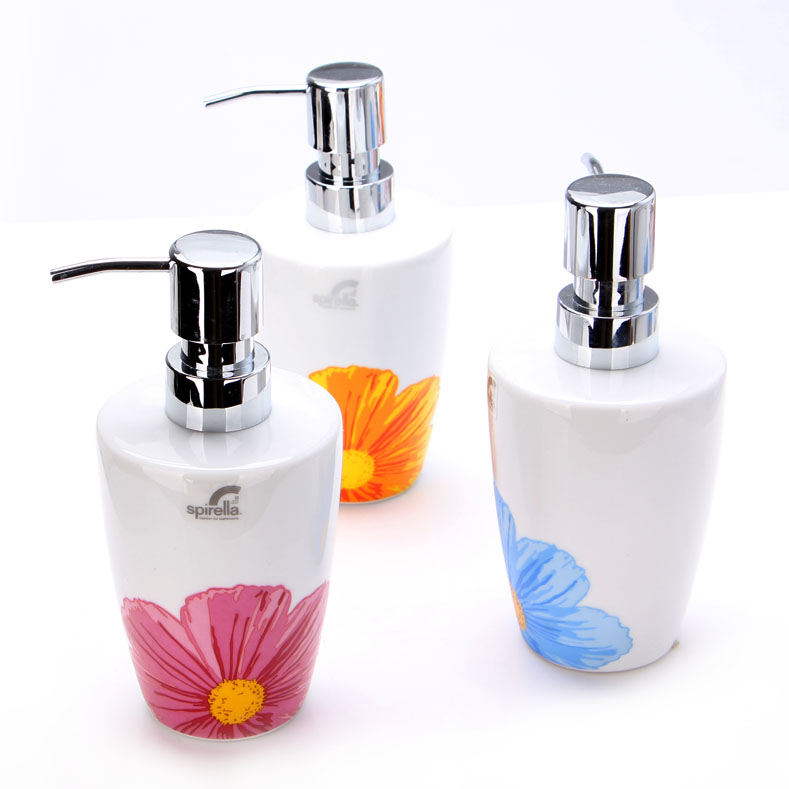 SPIRELLA/silk pury by ceramic bottle lotion bottle shampoo to wash your hands a soap bottle expressions using packing pressure