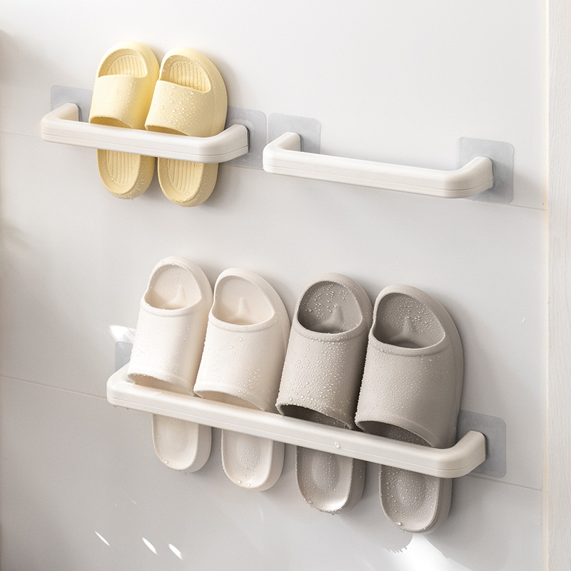 Heathen Slippers Rack Bathroom Free punching wall-mounted Home Dressing Room Containing Theiner Shoes Drain Shelve