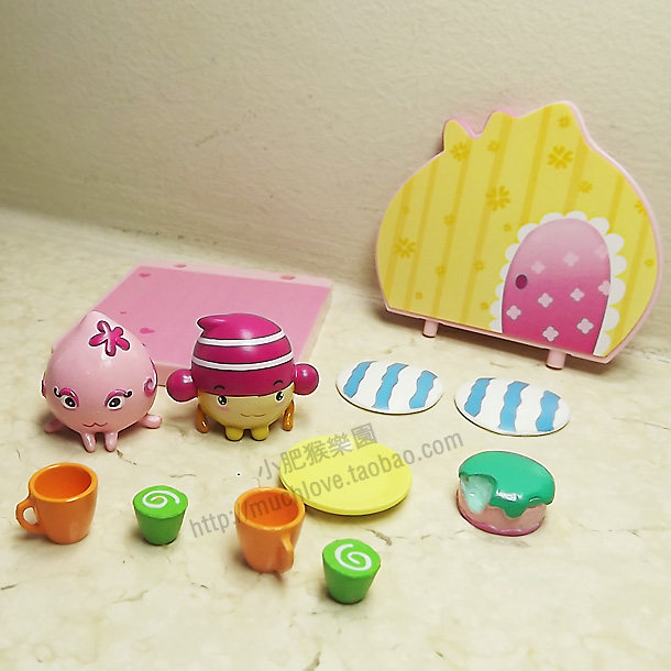 Куклы/ украшения/детали 包邮清仓甩 甲壳原orcara水果部落 过家家 玩具不可吃 含盲盒8款
