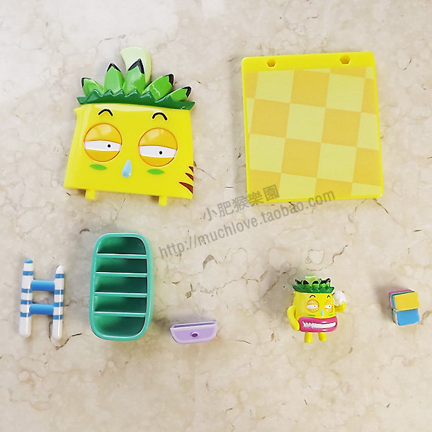 Куклы/ украшения/детали 包邮清仓甩 甲壳原orcara水果部落 过家家 玩具不可吃 含盲盒8款