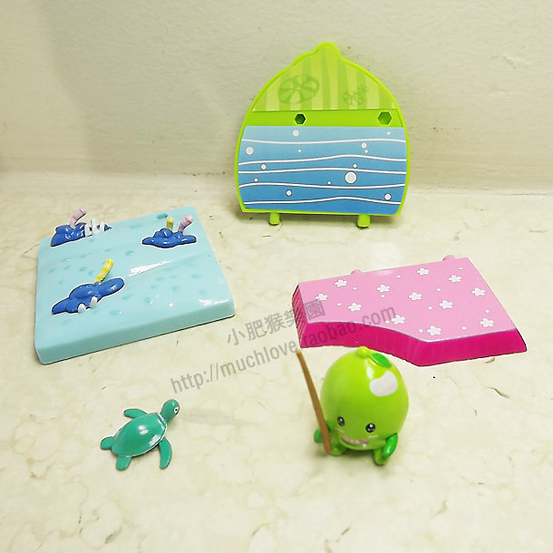 Куклы/ украшения/детали 包邮清仓甩 甲壳原orcara水果部落 过家家 玩具不可吃 含盲盒8款