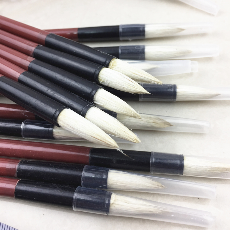 Three-phase large, medium and small white cloud brush Industrial pen ordinary pen dot paint pen Coloring pen groove line brush