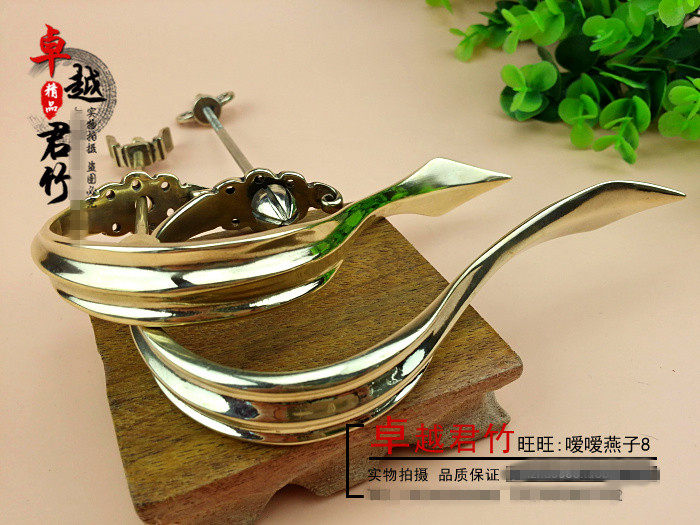 Boutique high-end thrush birdcage hook brass cupronickel Sichuan cage hook Sichuan pull wheel birdcage hook pure handmade hook