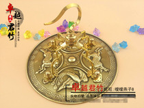 Thrush birdcage accessories Lark indigo chin birdcage Copper top cover Brass plate Red bird cage hook Taibao hook