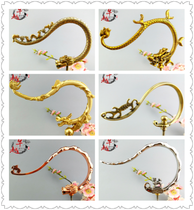 Thrush bird cage hook Chuan cage adhesive hook bamboo bird cage adhesive hook brass stainless steel bird cage adhesive hook bird cage accessories