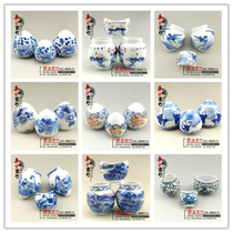 Thrush bird food bowl chicken heart Cup hand-painted bird food jar vase bird food tank water bowl bird Cup bird cage accessories