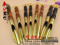 High-grade mahogany ebony thrush birdcage feeding device Wren Wren lark red embroidered eyes Ebony copper mouth feeding device