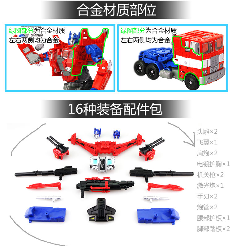 Đồ chơi biến hình King Kong 5 mô hình Thay đổi mát kho báu cánh bay chính hãng Phiên bản hợp kim Optimus của gói phụ kiện robot xe hơi - Gundam / Mech Model / Robot / Transformers mô hình gundam rẻ nhất