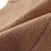 Mái tóc đơn giản và mượt mà + áo len nhung mùa thu đông trong bộ vest dài