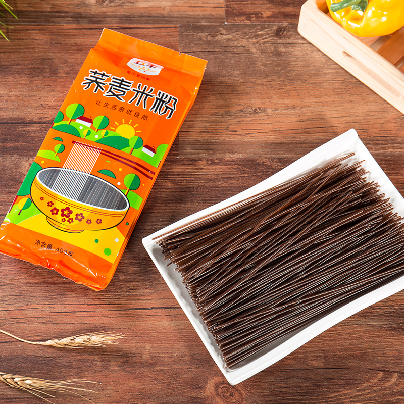 Brown Rice Sorghum Corn Buckwheat Rice Flour 400g × 6 packs Snail Pink Rice Noodle Five Valley Coarse Cereals Powder-Taobao