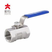 Pante 304 one-piece ball valve stainless steel 316 internal thread single high temperature threaded button Q11F valve 4 points 1pc