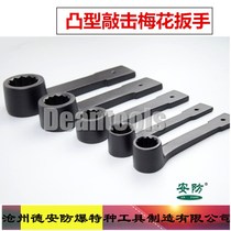 45# high carbon steel convex tapping plum blossom pipe convex tapping hexagon pipe wrench pipe high head pipe