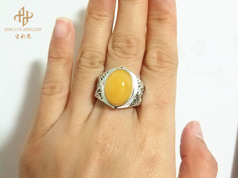 Bague HONGLIYIJEWELRY    en Argenterie - Ref 3086740 Image 5