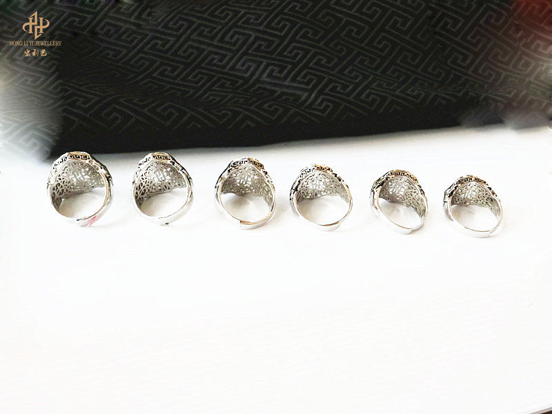 Bague HONGLIYIJEWELRY    en Argenterie - Ref 3087615 Image 29