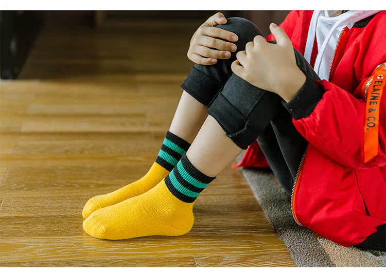 Tất trẻ em mùa đông dày lên ấm áp bé trai và bé gái cộng với vớ cotton không tinh khiết trong vớ khăn ống quần tất cho bé sơ sinh