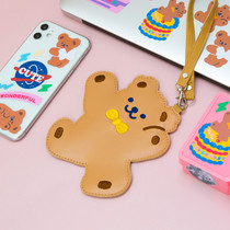 Student bus card set work card campus ins cartoon high-end creative bear funny anti-degaussing cute womens bag