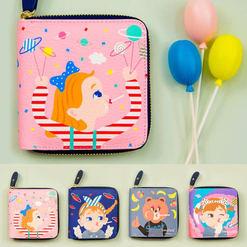 Wallet student Japanese girl heart simple and versatile atmosphere niche designer ins cute short tide brand original
