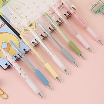South Korea cute simple Press gel pen student stationery writing pen pen signature pen office bookkeeping Press