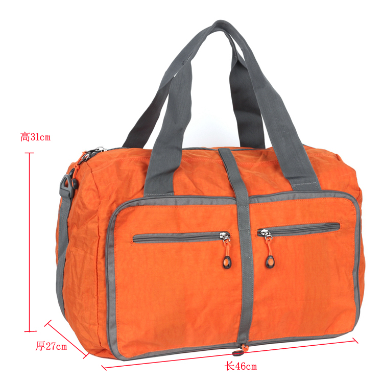 HEYI nam và nữ nylon chống thấm túi du lịch dung lượng lớn Giặt Oxford xách tay gấp túi hành lý nhẹ túi du lịch nữ