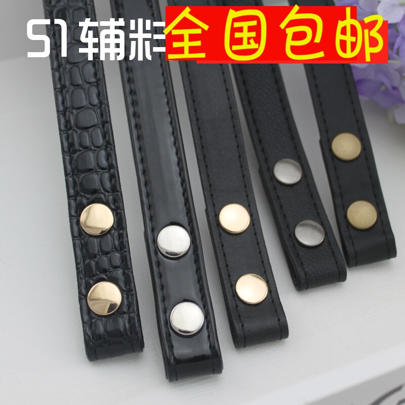 Hand carrying with black shoulder bag with single shoulder bag with back hand satchel short bag with handmade DIY accessories 51 accessories