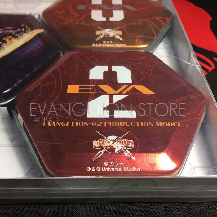 Куклы и фигурки 日版现货 新世纪福音战士 eva usj 机体编号铁盒 日本制 一套入 OTHER