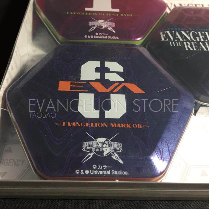 Куклы и фигурки 日版现货 新世纪福音战士 eva usj 机体编号铁盒 日本制 一套入 OTHER