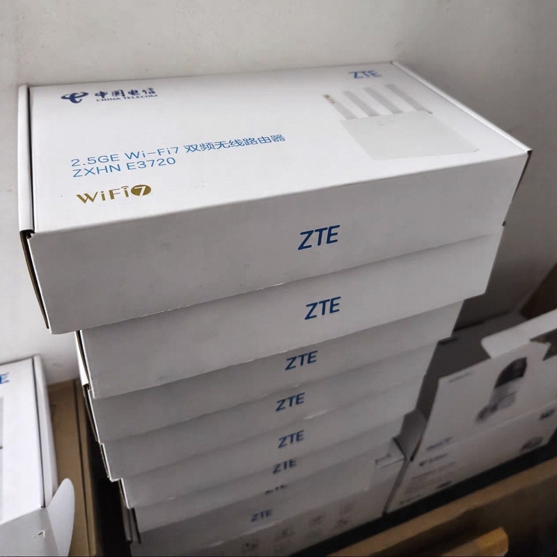 China Telecom Zte E3720 Wifi7 Router 3000m Dual-Band Mesh Networking Telecom Version for Home Use