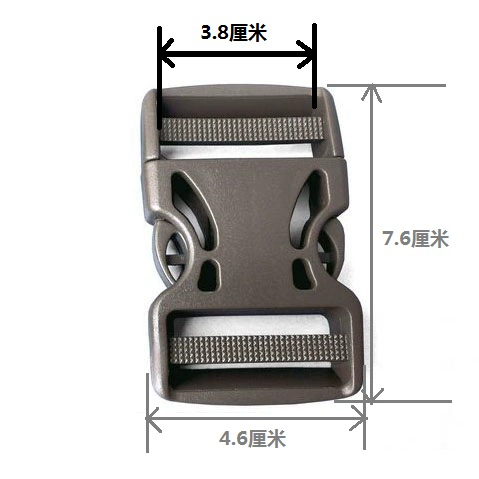 Пластиковая поясная сумка с застежкой, рюкзак, 3.8/5см