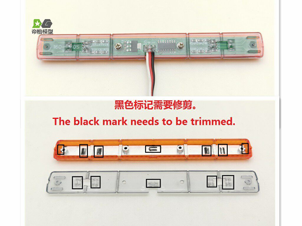 LED-Simulations-Dekorationsleuchten, rotierende Lichter für 1/14 Tamiya LKW-Anhänger-Kipper für Scania 56371 770s Auto DIY – Detail 4